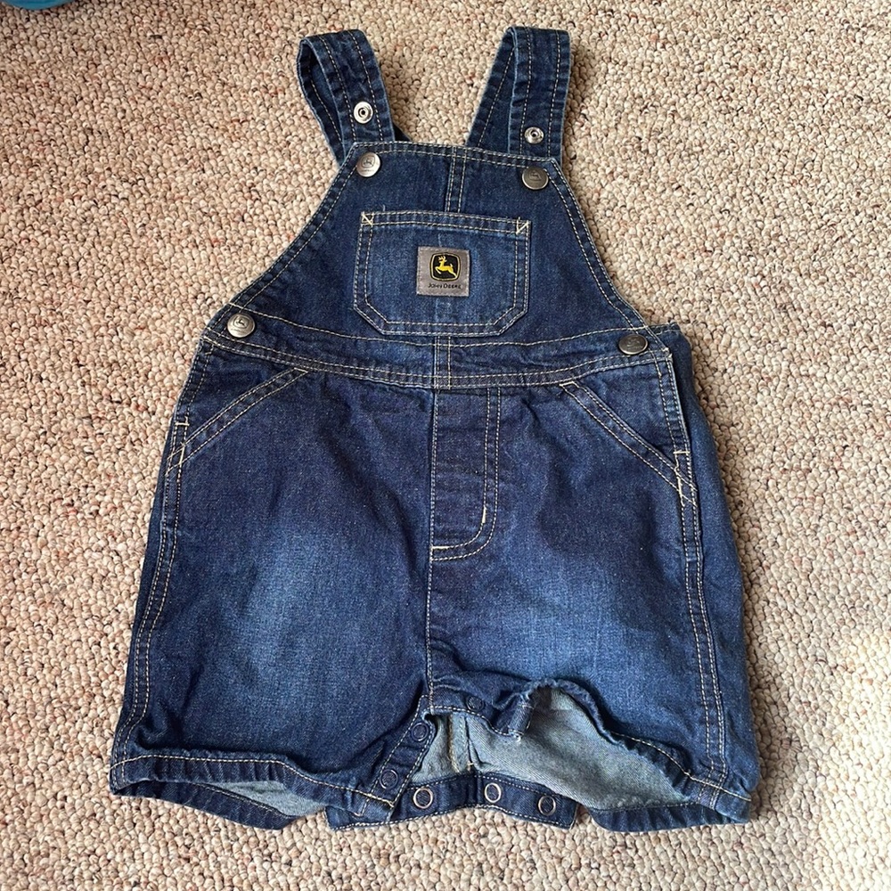 John Deer Overall Shorts